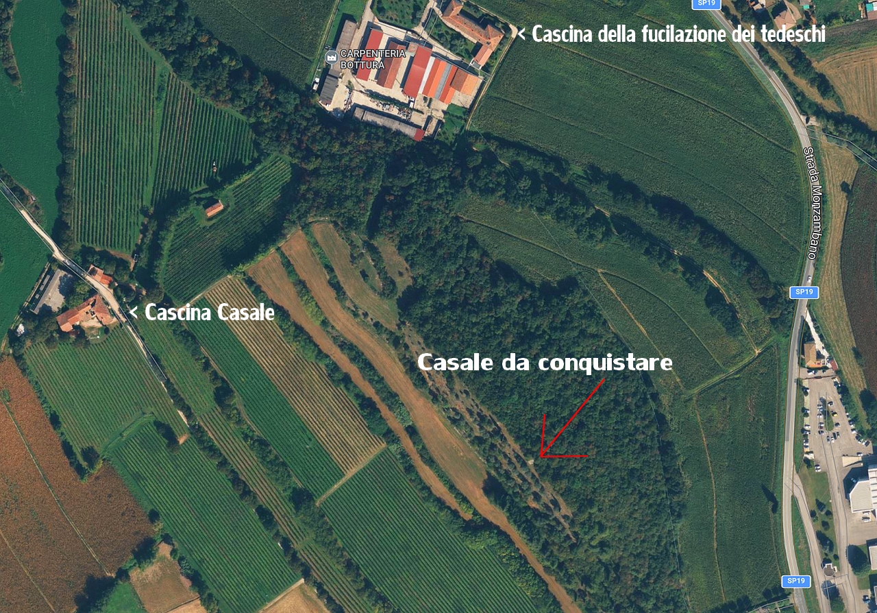 Mappa satellitare del luogo del Monte Casale oggi 2025 Mappa satellitare del luogo del Monte Casale oggi 2025