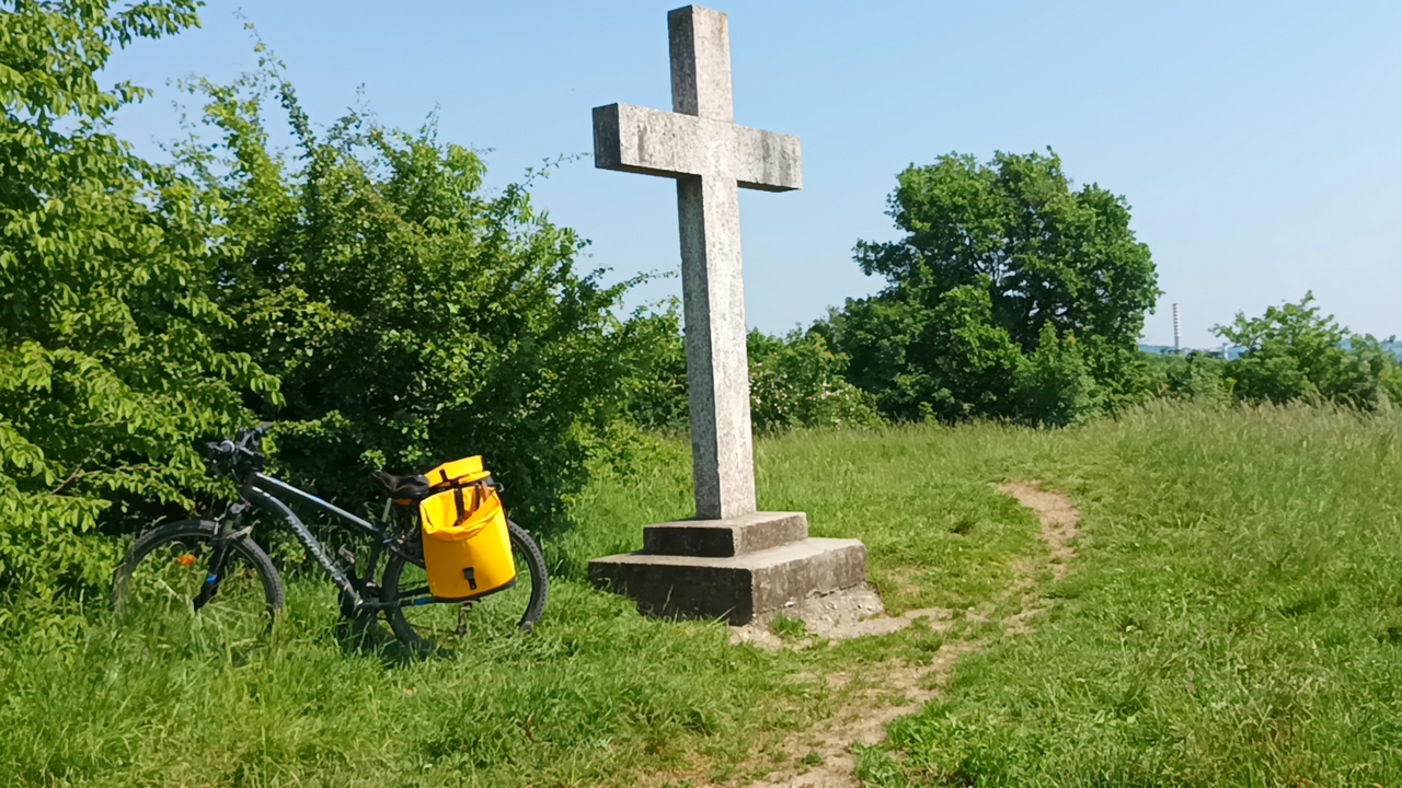 In mtb sul monte della Guardia a Ponti sul Mincio